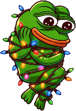 PepeChristmasLights emote