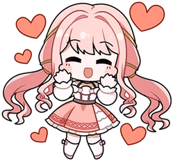 NikkiHappy emote