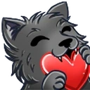 wolfLove emoji