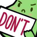 dont_sign_bean emote