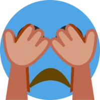 worried_blue emote