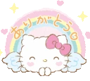 hellokitty_rainbow emote