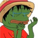 PepeLuffySad emote
