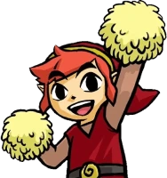 LinkCheerleaderRed emote