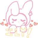 ILY_mymelody emote