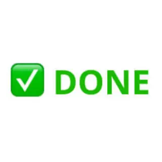 done emoji