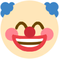 grinsmileclown emote