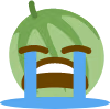 sad_watermelon emote