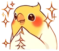 birbshininghappily emote
