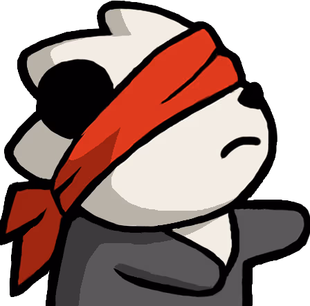 PandaBlindfold emote