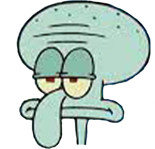 UnamusedSquidward emote