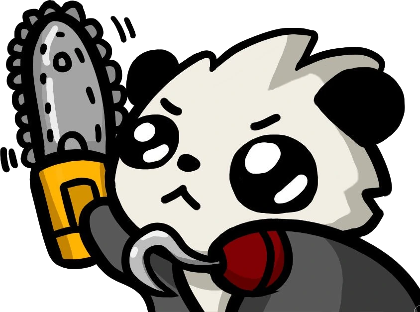 PandaChainsaw emote