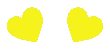 Yellowheartgif emote