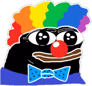 black_pepe_clown emote