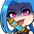 JinxLickgun emote
