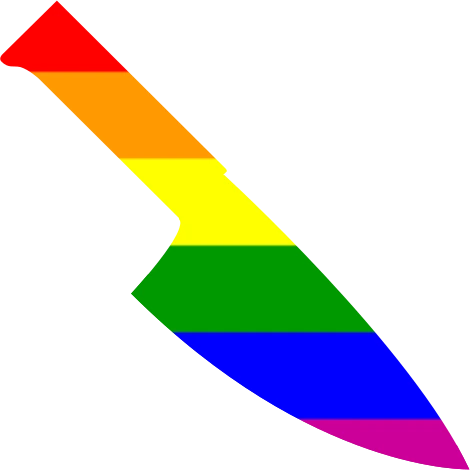 GayPrideKnife emote