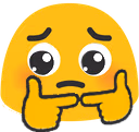 blobnervouspleading emote