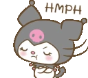 kuromi_hmph emoji