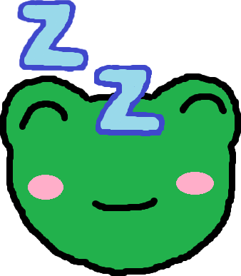 HappySleepingFrog static emote
