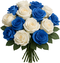 Whiteblueroses emote