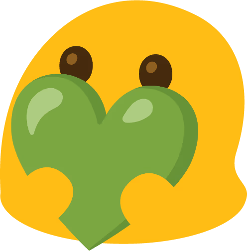 GreenHeartBlob emote