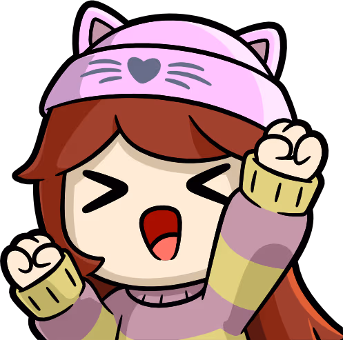 PinkBeanieHYPE emote