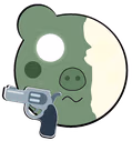 ZombPiggyWithGun emote