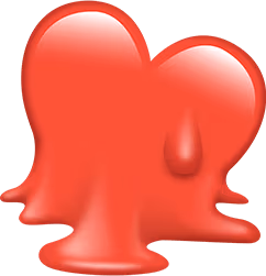 red_melting_heart emote