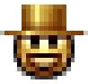 gold_top_hat emoji