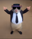 ReallyCoolRatDudeWithSunglassesLookAtHimSoSwagAndCool emote