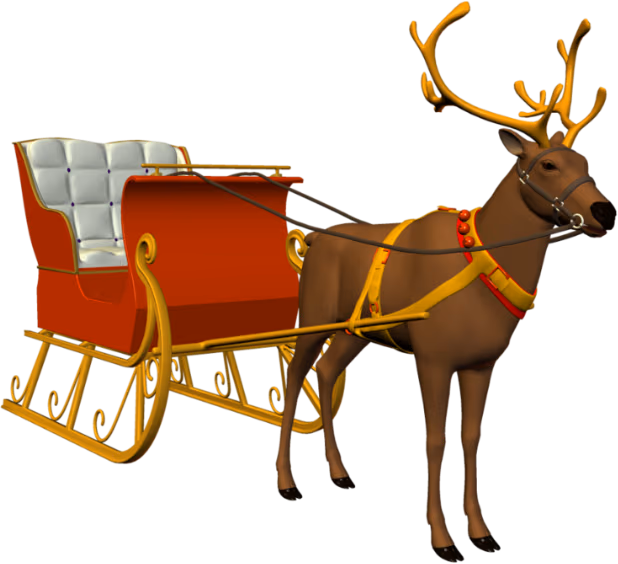 Santa_Reindeer_Sled emote