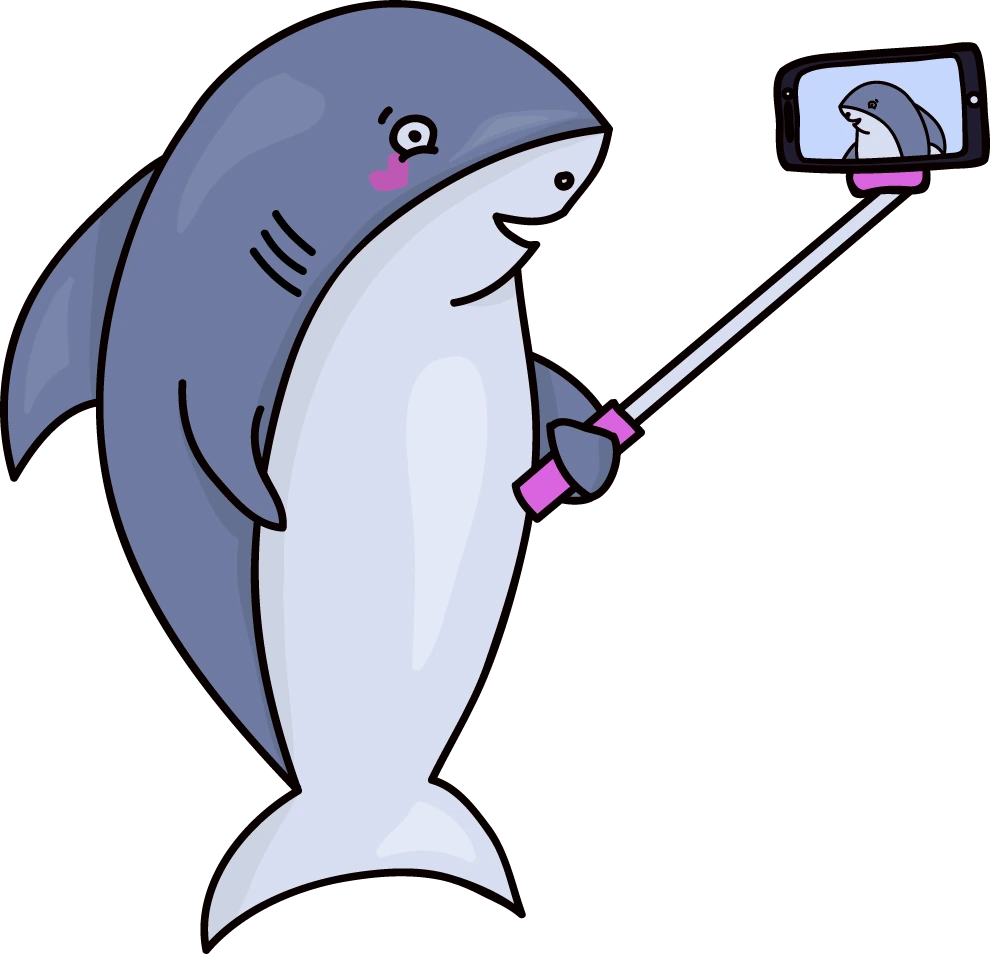 selfieshark emote
