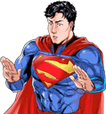 SupermanHoldUp emote
