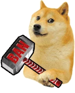 banhammerdoge emote