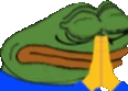 SadGePrayLeave emote