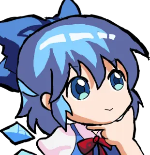 cirno_thinking sticker