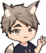 haikyuuosamufox emote