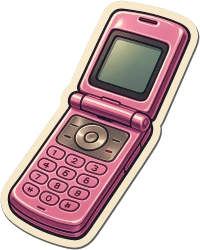 Pinkvintagephone emote