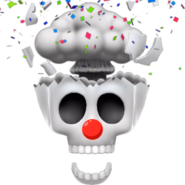 ClownMindBlownSkull emote