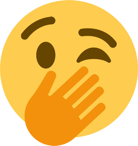 Winking_Hand_Over_Mouth emoji