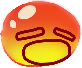 exasperated_scream_kawaii_blob_drop emoji