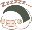 sheep_sleeping emote