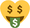 moneyheart emote