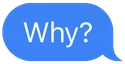 iMessageWhy emote