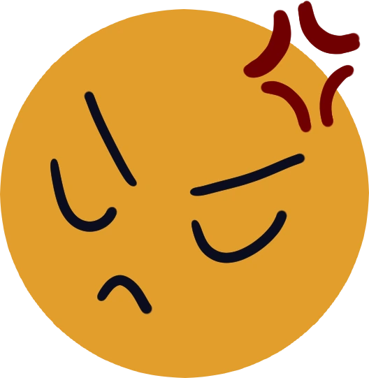 Irritated emoji