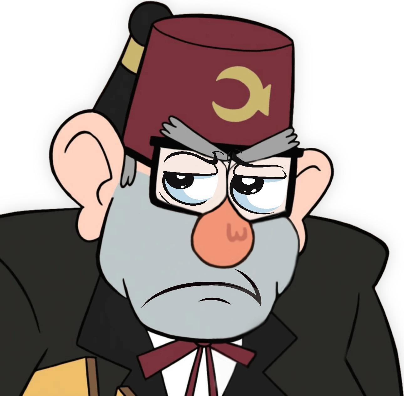 GrunkleStan_SideEye emoji