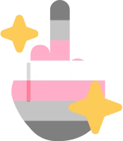demigirl_middle_finger emoji