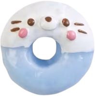 bluewhitedonut emote