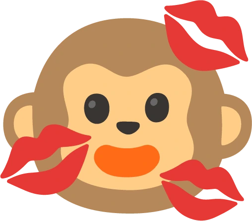 Monkey_Kisses_Face emote