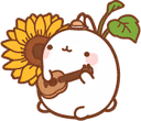 Sunflower_bun emoji